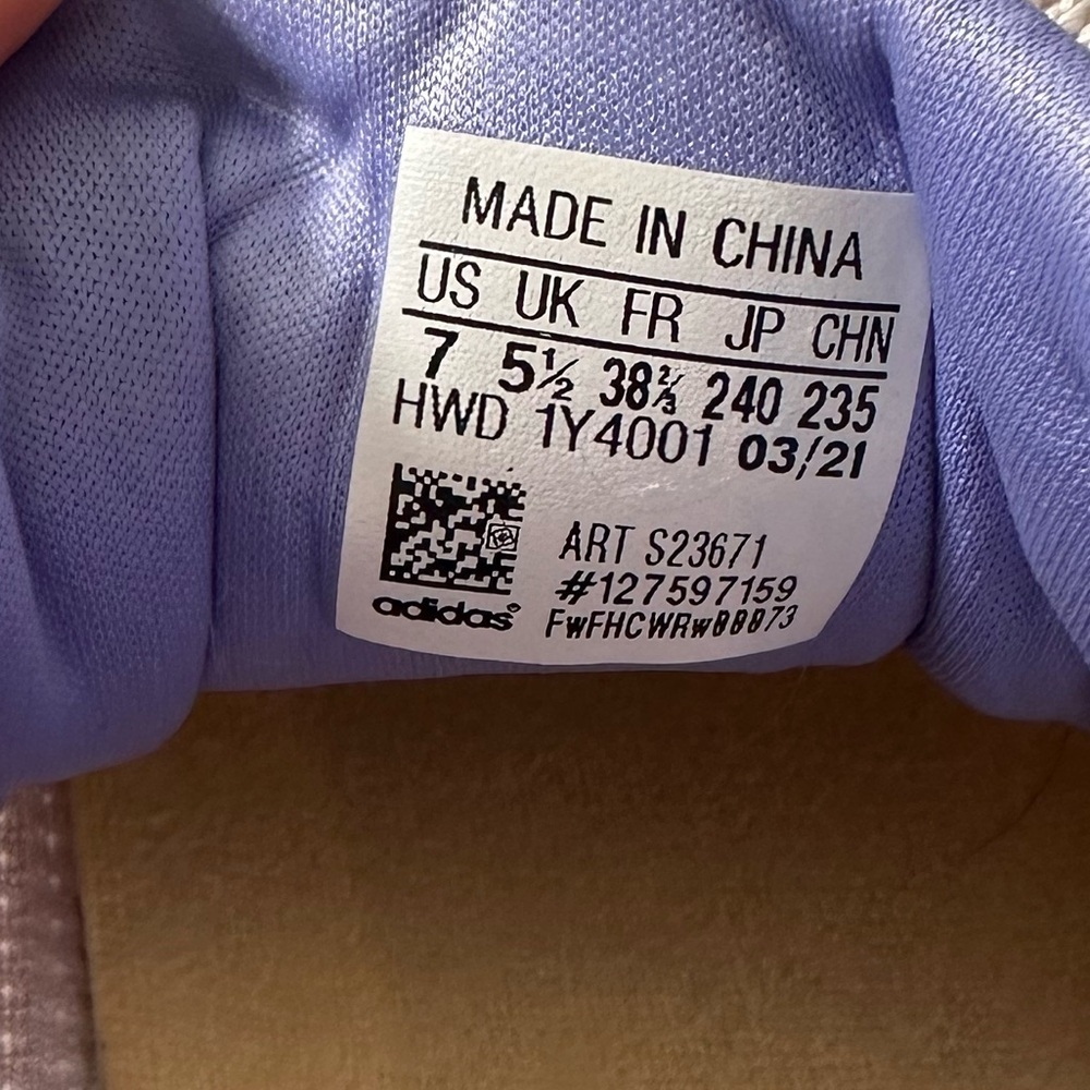 Adidas X9000L4 Pink Purple Reflective Women Running Sports Sneakers Shoes Size 7 - Picture 9 of 9